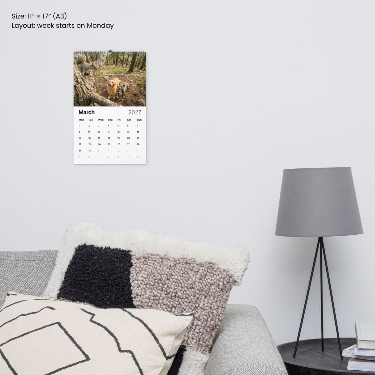 2027 Chuck & Barry Wall Calendar