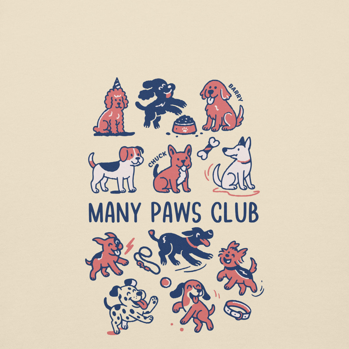 Many Paws Hoodie