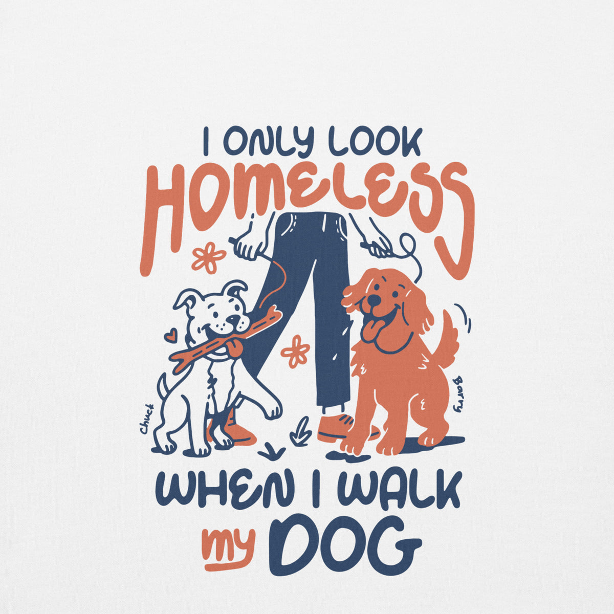 When I Walk My Dog Hoodie