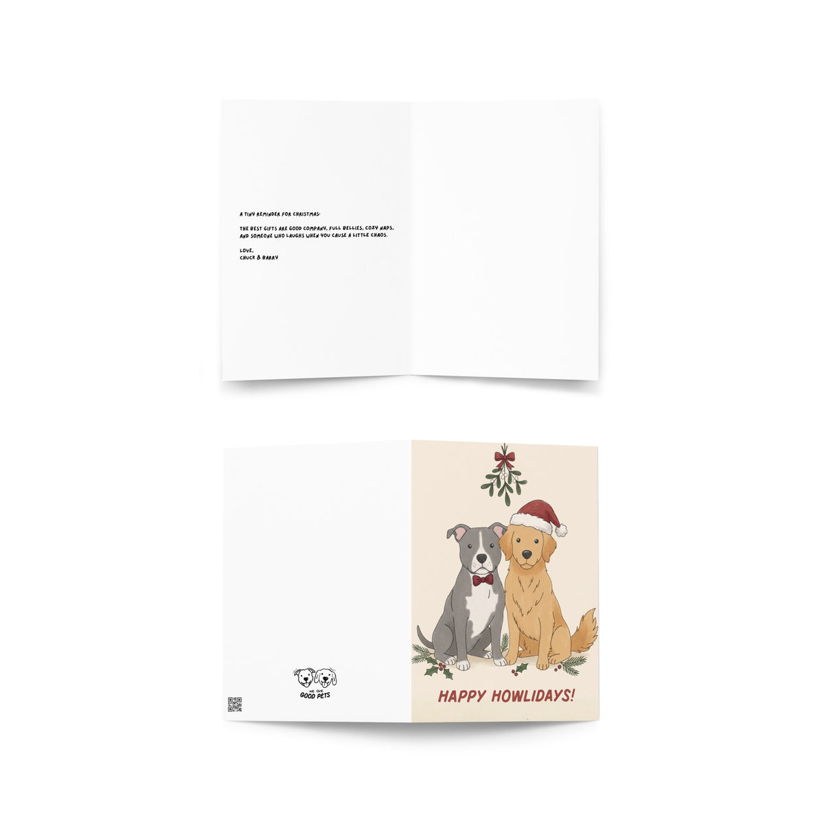 Holiday Greeting Card Set — Pack of 5